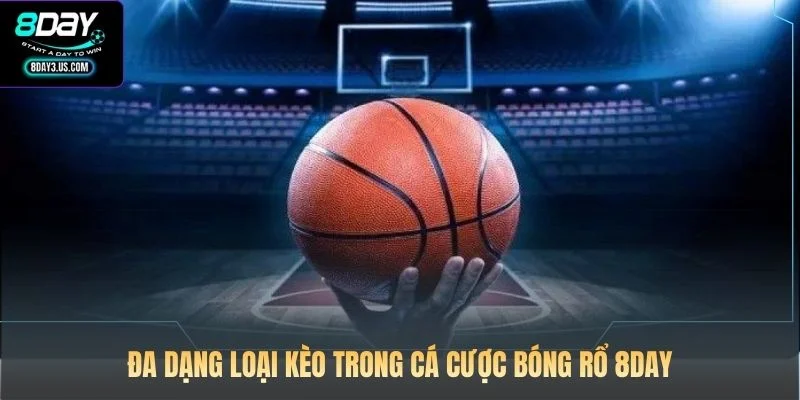Đa dạng loại kèo trong cá cược bóng rổ 8DAY
